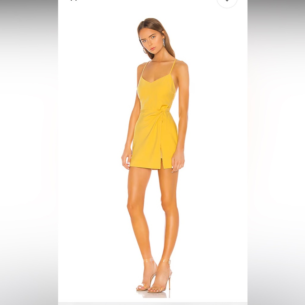 NDB | Venice Blvd Dress in Yellow